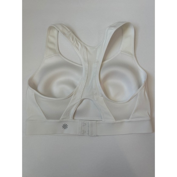 Athleta Bra White Like New Sports Bra 34D/DD - Picture 4 of 6